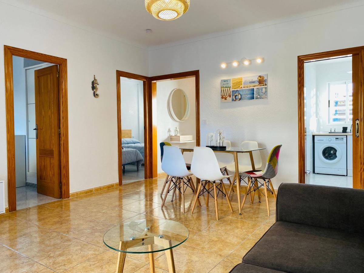 Amplio apartamento con vistas al mar, parking y wifi Alicante Exterior foto